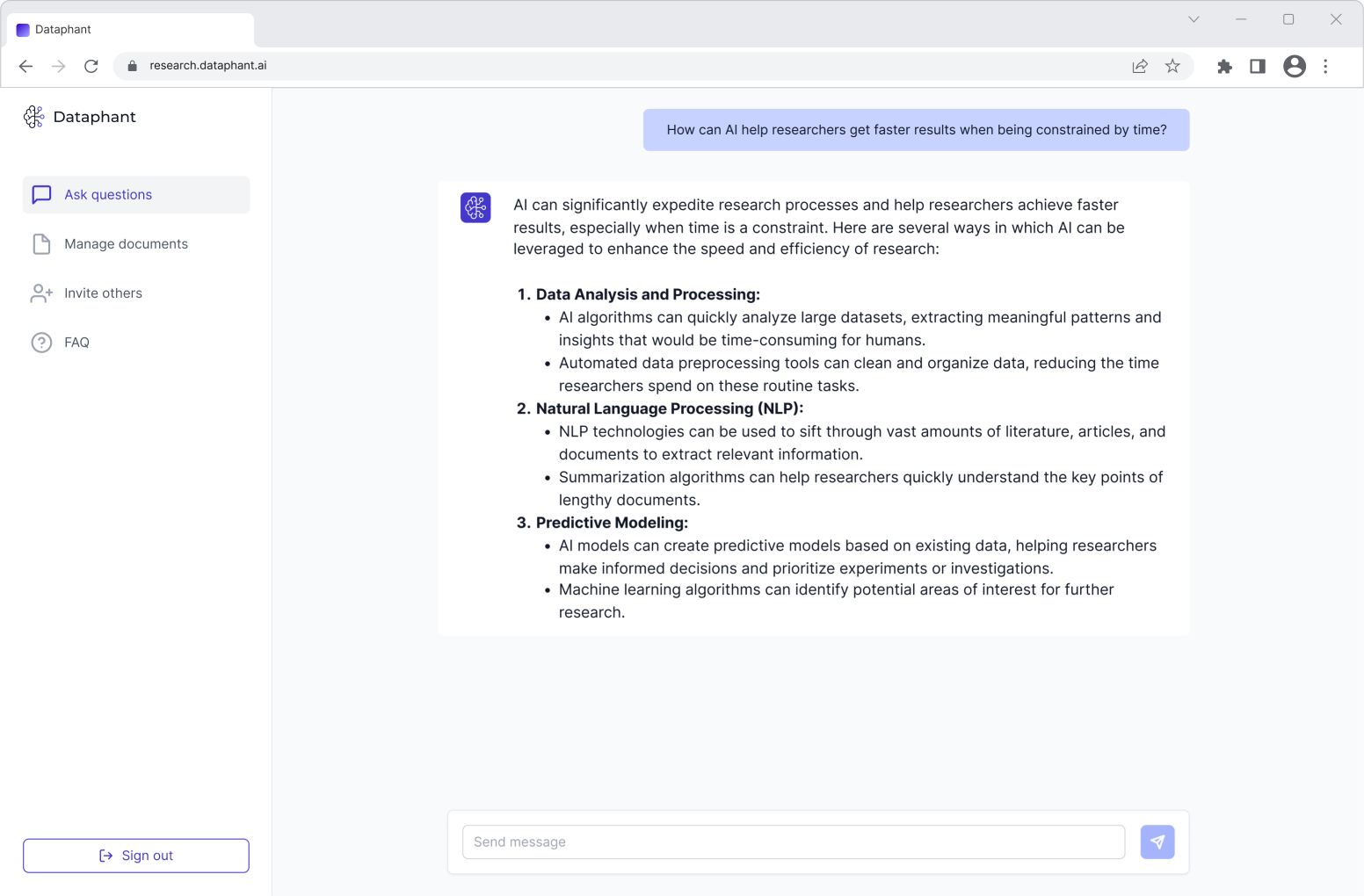 Dataphant - Process documents